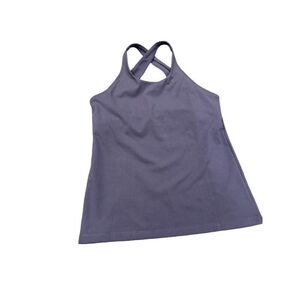 NWT Everyday Yoga Elevated Solid Support Tank Purple Taupe Medium